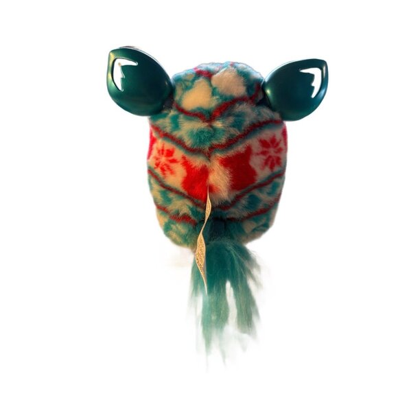 2012 Furby Boom Festive Sweater Special Edition Red White Blue Tested & Works - Picture 3 of 5